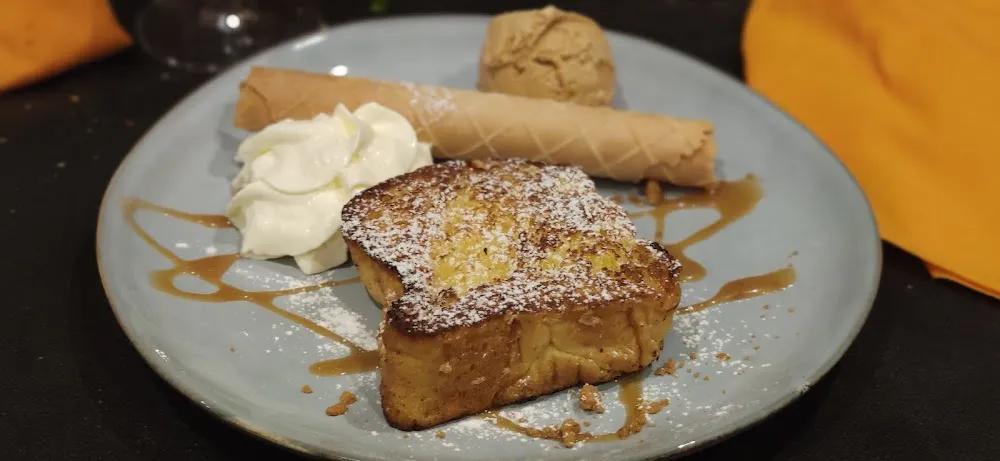 Brioche Perdue Glace Caramel Au Beurre Salé